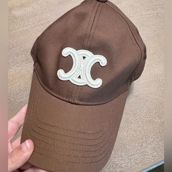 Celine brown baseball cap - Picture 1 of 2